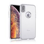 Wholesale Apple iPhone 8 Plus / 7 Plus Chrome Metallic Transparent Case (Clear)